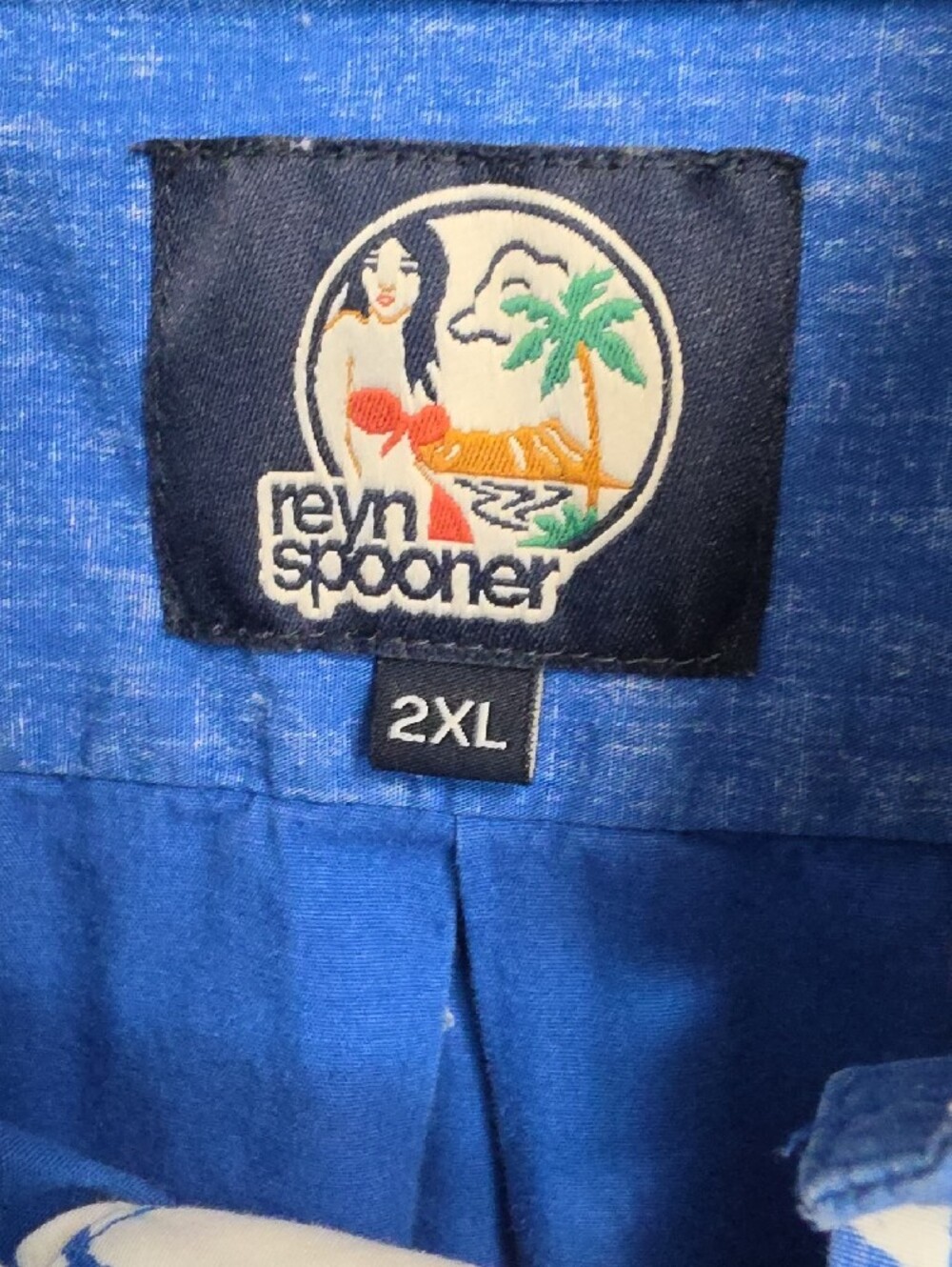 reyn spooner LA Dodgers Blue Floral Button-Down Shirt 2XL - Picture 8 of 8